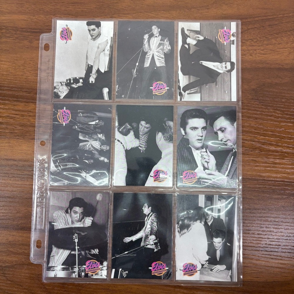 The Elvis Collection series Trading Cards by River Group 1993 Lot of 9